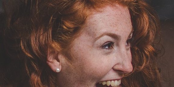 Woman laughing